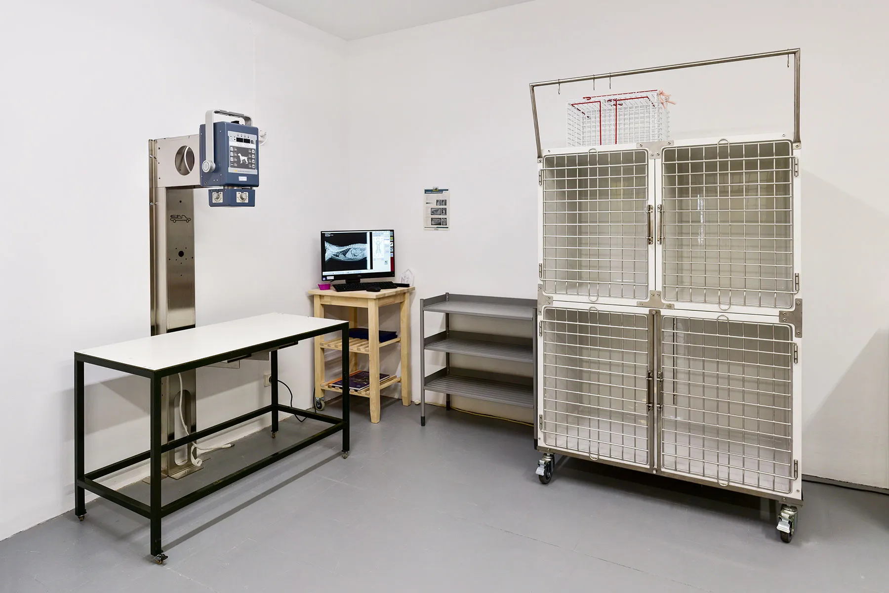 Sala de radiografia i hospitalització