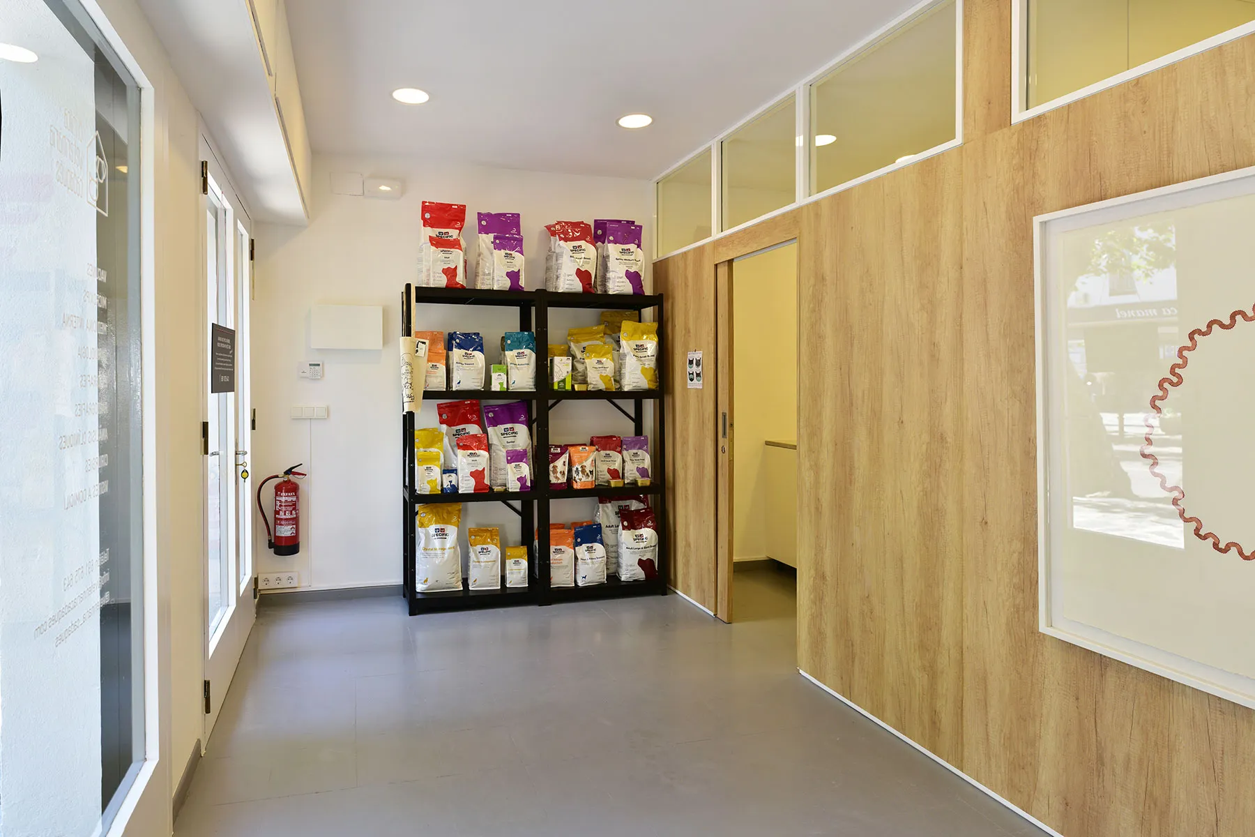 Recepció de la Clínica Veterinària Cadaqués